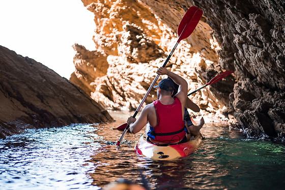 Randonnée encadrée en kayak à Carry-le-Rouet - Grottes adulte - 3h