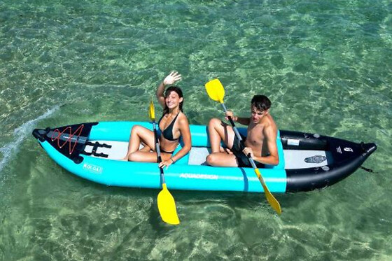 Location de kayak plage de la Garonnette à Sainte-Maxime (83)