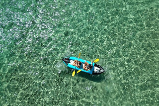 Location de kayak plage de la Garonnette à Sainte-Maxime (83)