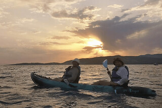 Coucher de soleil en kayak à Abbartello en Corse (20)