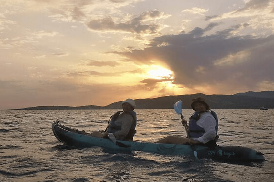Coucher de soleil en kayak à Abbartello en Corse (20)