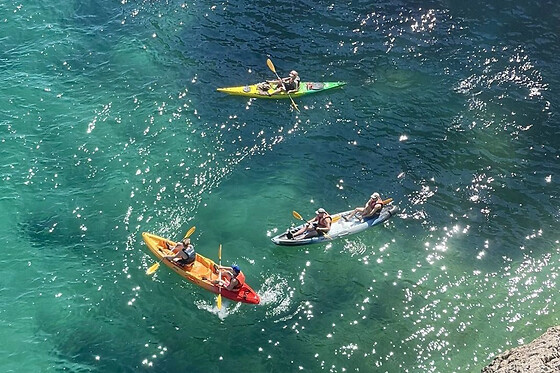 Demi-journée encadrée en kayak à Marseille