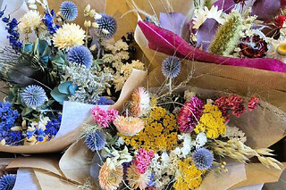 Atelier création d'un bouquet en fleurs séchées à Laval (53)