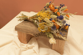 Atelier création d'un bouquet en fleurs séchées à Laval (53)