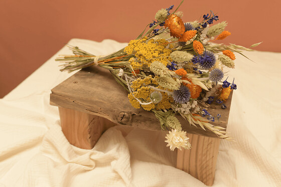 Atelier création d'un bouquet en fleurs séchées à Laval (53)