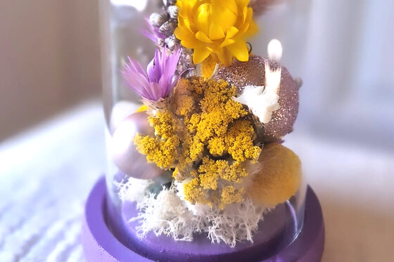 Atelier création d'une cloche fleurie à Laval (53)