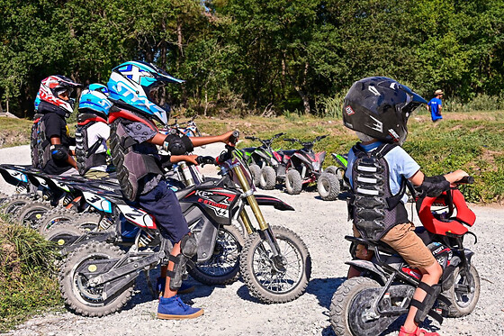 Parcours en Quads et Motos pour enfants à Carnac (56)