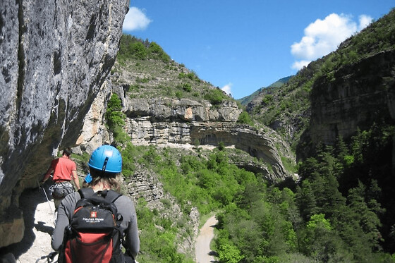 Via ferrata d'Agnielles dans la vallée du Buech (05)