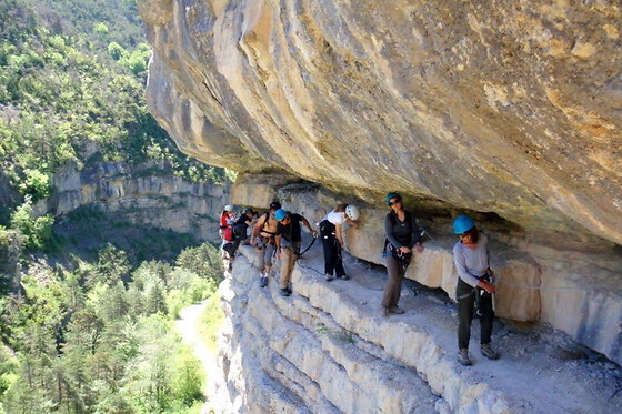 Via ferrata d'Agnielles dans la vallée du Buech (05)