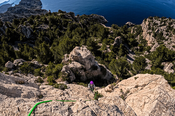 Escalade Grande Voie dans les Calanques de Marseille (13) - Journée - 6 heures