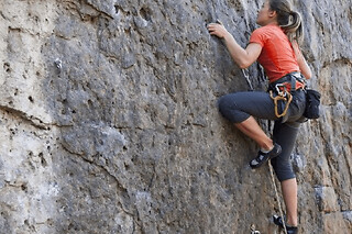 Initiation à l'escalade au ravin de la Joncas (34)
