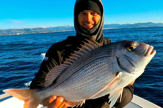 Sortie pêche en bateau au départ de Saint-Laurent-du-Var (06) - Sortie demi-journée  - 2 pêcheurs