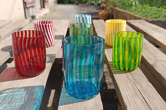 Stage soufflage de verre à la canne à Simandre (71)