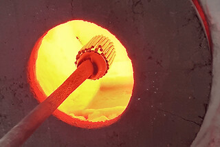 Stage soufflage de verre à la canne à Simandre (71)