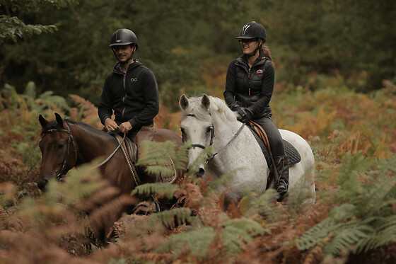 Balade à cheval en forêt dans les Yvelines (78)