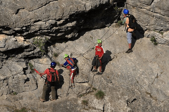 Via ferrata des Etroits dans la vallée du Dévoluy (05)