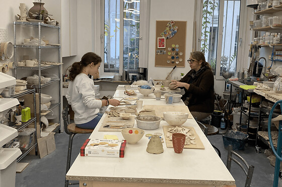 Atelier céramique parent/enfant à Paris 7ème
