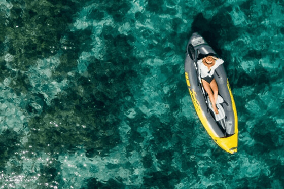 Kayak Plage de la Madrague à Sainte-Maxime (83)