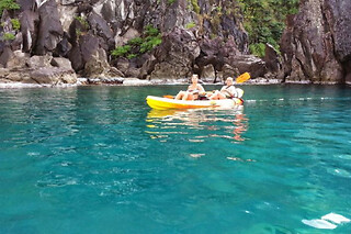 Location de canoë kayak à Bouillante excursion réserve Cousteau
