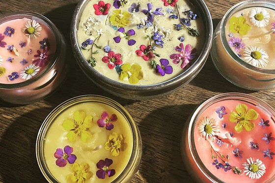 Atelier bougies florales recyclées à Schirmeck (67)