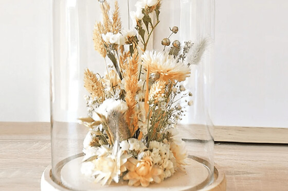 Atelier Cloche de fleurs séchées à Paris 14ème