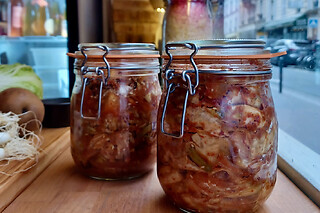 Atelier fermentation kimchi et légumes maison à Paris 11ème