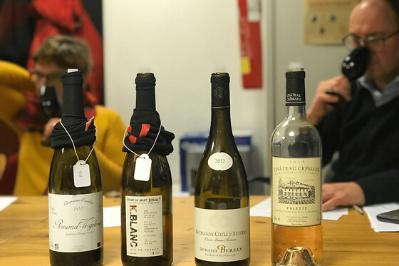 Dégustation de vins 