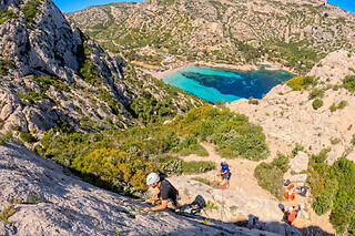 Initiation à l'escalade dans les Calanques de Marseille (13) - Demi-journée - 3 heures