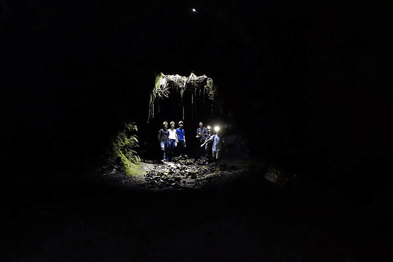 Découverte des grottes volcaniques à la Réunion