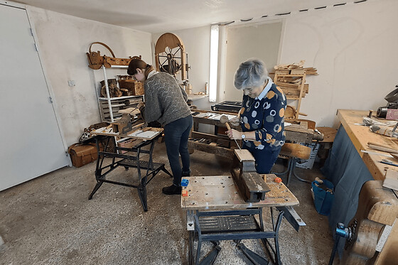 Journée d'initiation à la sculpture sur bois à Habère-Lullin(74)