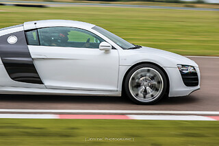 Découverte Audi R8 V10 (6 tours) sur le Circuit de Lohéac (35)