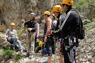 Via ferrata du rocher d'Arthouze à Orcières (05)