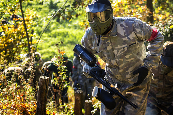 Paintball à Niévroz (01) - Paintball Soldat 300 billes
