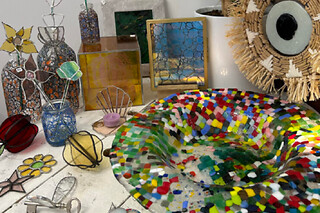 Atelier  bijoux et décorations en verre Tiffany à Houilles (78)