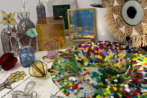 Atelier  bijoux et décorations en verre Tiffany à Houilles (78)