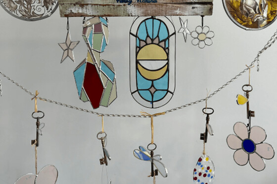 Atelier  bijoux et décorations en verre Tiffany à Houilles (78)