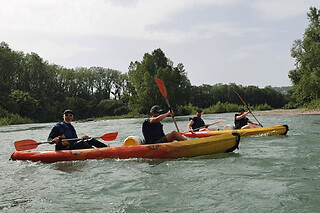 Canoë à Sorde-l'Abbaye : descente du Gave d'Oloron (40)