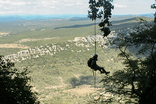 Parcours rando-rappel du Pic Saint Loup (34)