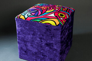 Atelier création d'un pouf à Rosheim (67)