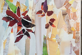 Atelier de collage sur toile à Paris 20ème