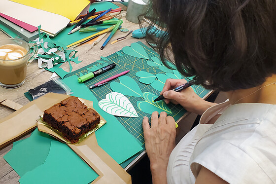 Atelier création de plante en papier à Lyon (69)