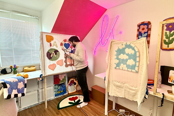 Atelier d'initiation au tufting à Verneuil Sur Seine (78)