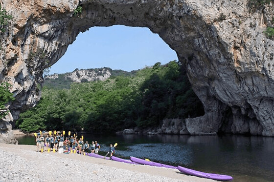 Location de Canoë Kayak à Salavas - Parcours 24km