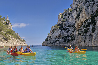 Randonnée guidée en kayak en demi-journée à Cassis (13) - Kayak Monoplace
