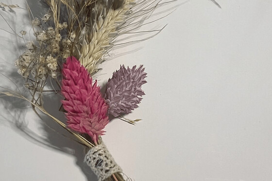 Atelier couronne de Tête en fleurs séchées à Paris 12ème - Tarif parent/enfant