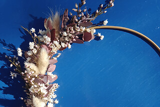 Atelier couronne de fleurs séchées à Strasbourg (67)