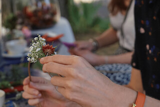 Atelier couronne de fleurs séchées à Strasbourg (67)