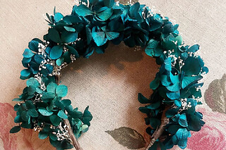 Atelier création d'une couronne de fleurs séchées à Paris 2ème