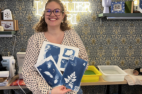 Atelier cyanotype à Paris 19ème