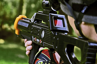 Laser Game extérieur à Chevry-Cossigny (77) - Formule Space commando - 1h de jeu